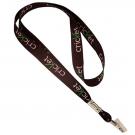 3/4" Sublimated Lanyard w/Bulldog Clip