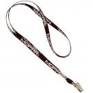 3/8" Recycled Sublimated Lanyard w/Bulldog Clip