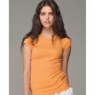 bella Ladies' Kimberley Sheer Rib Short Sleeve Longer Length T-Shirt