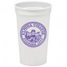 22 oz White Stadium Cup