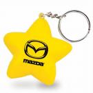 Star Key Chain Stress Ball