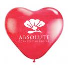 11" Jewel Fashion Colored Heart Shaped Balloons