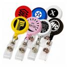 Round Retractable Badge Holder