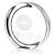 Round Paperweight with Flat Edge