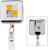 Square Metal Retractable Badge Holder