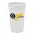 22 oz White Stadium Cup