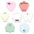 3 x 3 25 sheet  Adhesive Die Cut Notepads 