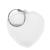 BLANK - Snap-In Heart Flat Key Tag