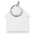 BLANK - Snap-In House Flat Key Tag