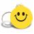 Smiley Face Key Chain Stress Ball