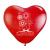 11" Standard Heart Shaped Balloons