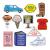 Assorted Stock Shaped Magnets