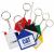 House Tape Measure with Release Button and Key Chain