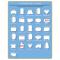 4 x 3 50 sheet  Adhesive Die Cut Notepads 