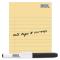 Medium Dry Erase Magnet w/Marker & Clip