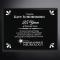 Aberdeen Black Laser Plaque