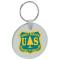Large Round Soft Squeezable Key Tag