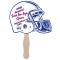 Helmet Glued Handle Fan