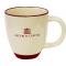 Halo Mug w/Maroon Trim
