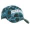 Heavy Cotton Twill Cap w/Camouflage Print