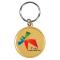 Full Color Round Metal Like Key Tag