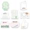 4 x 3 50 sheet  Adhesive Die Cut Notepads 