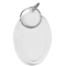BLANK - Snap-In Oval Flat Key Tag