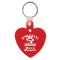 Heart Soft Squeezable Key Tag