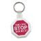 Stop Sign Soft Squeezable Key Tag