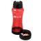 22oz Water Bottle with Secure Container