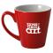 Red White Bistro Mug
